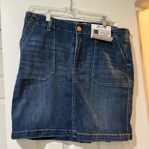New Denim Skirt, stretch, size 12